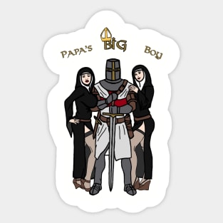 "Papa's big boy" Sticker